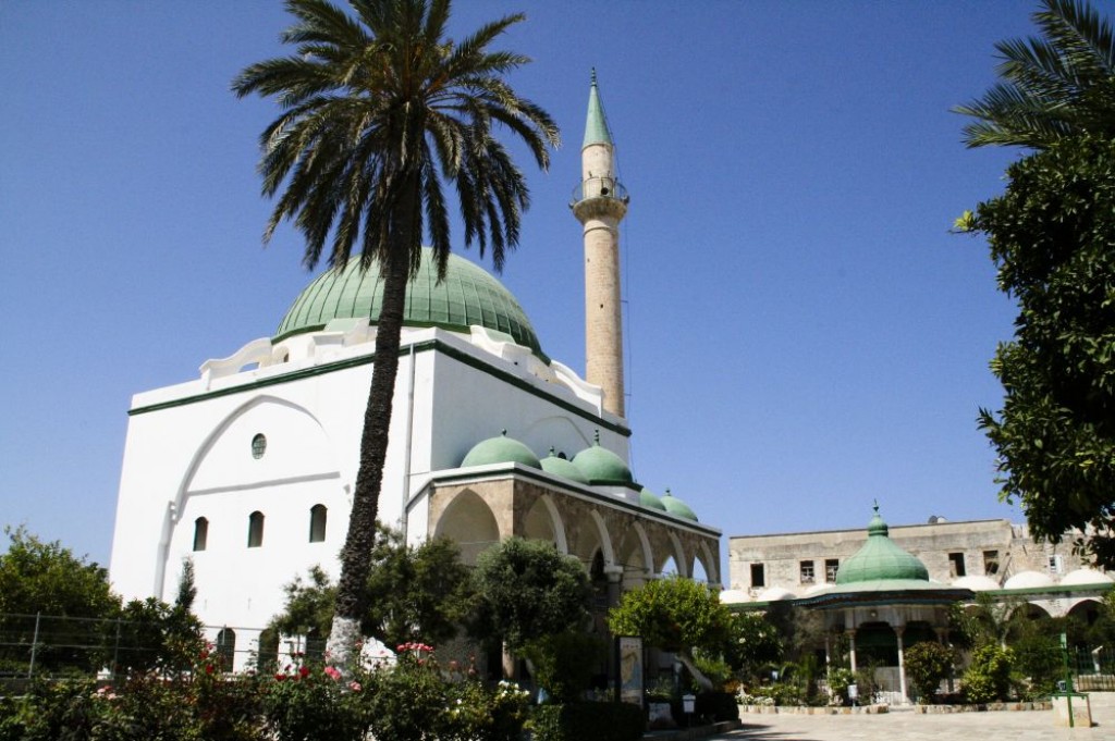 Mosque of al-Jazzar, the third largest mosque in Israel, built in 1781.